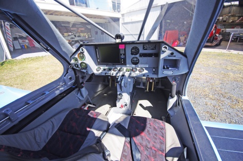 Blue SP2000 Cockpit